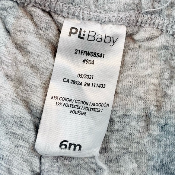 PL:BABY • Grey/Green/Black Quilted Sweatshirt and Joggers Matching Set - Picture 15 of 16